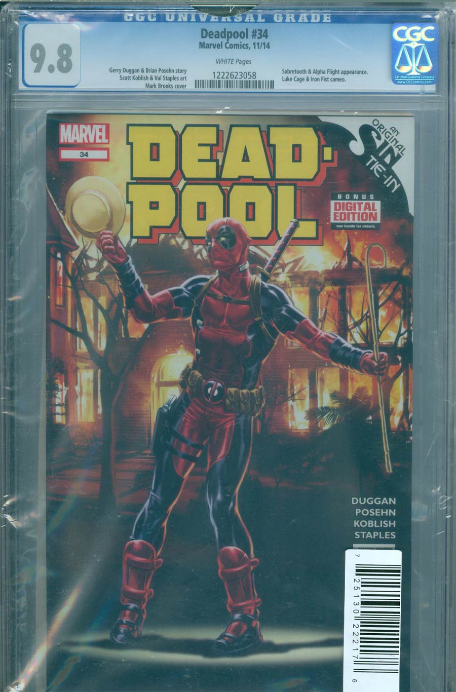 Deadpool Vol 4 #34 Cover C DF CGC 9.8