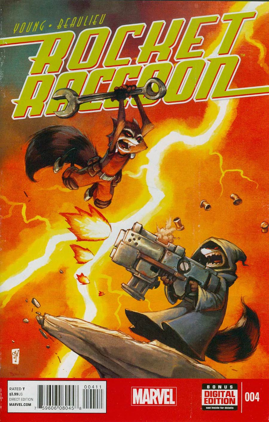Rocket Raccoon Vol 2 #4 Cover A Regular Skottie Young Cover