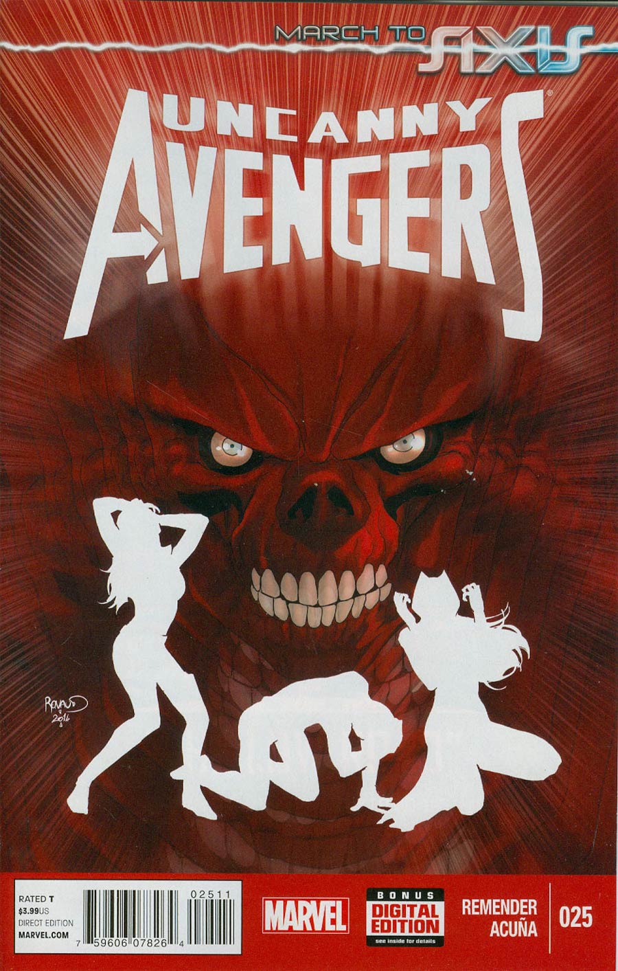 Uncanny Avengers #25 Cover A Regular Paul Renaud Cover (AXIS Tie-In)