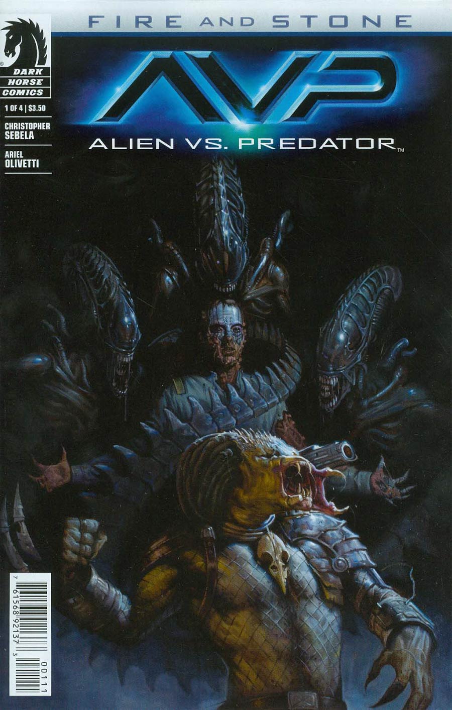 Alien vs Predator Fire And Stone #1 Cover A Regular EM Gist Cover