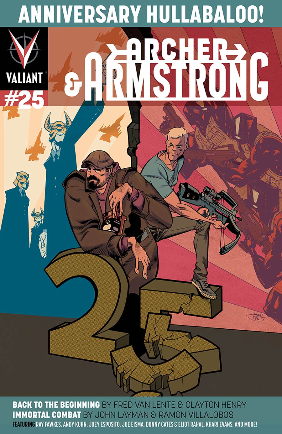 Archer & Armstrong Vol 2 #25 Cover B Variant Shawn Crystal Cover