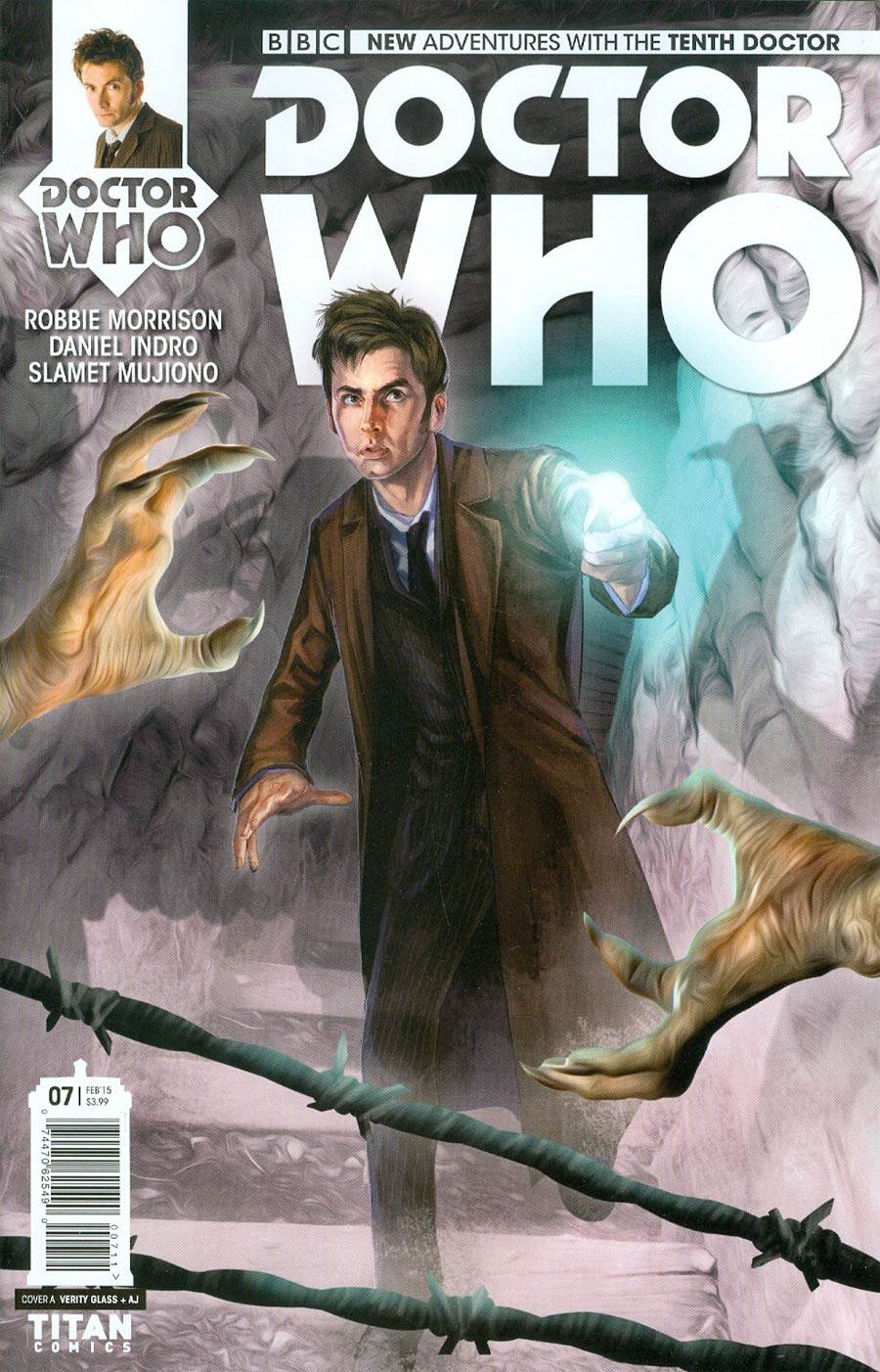 Doctor Who 10th Doctor #7 Cover A Regular Verity Glass Cover