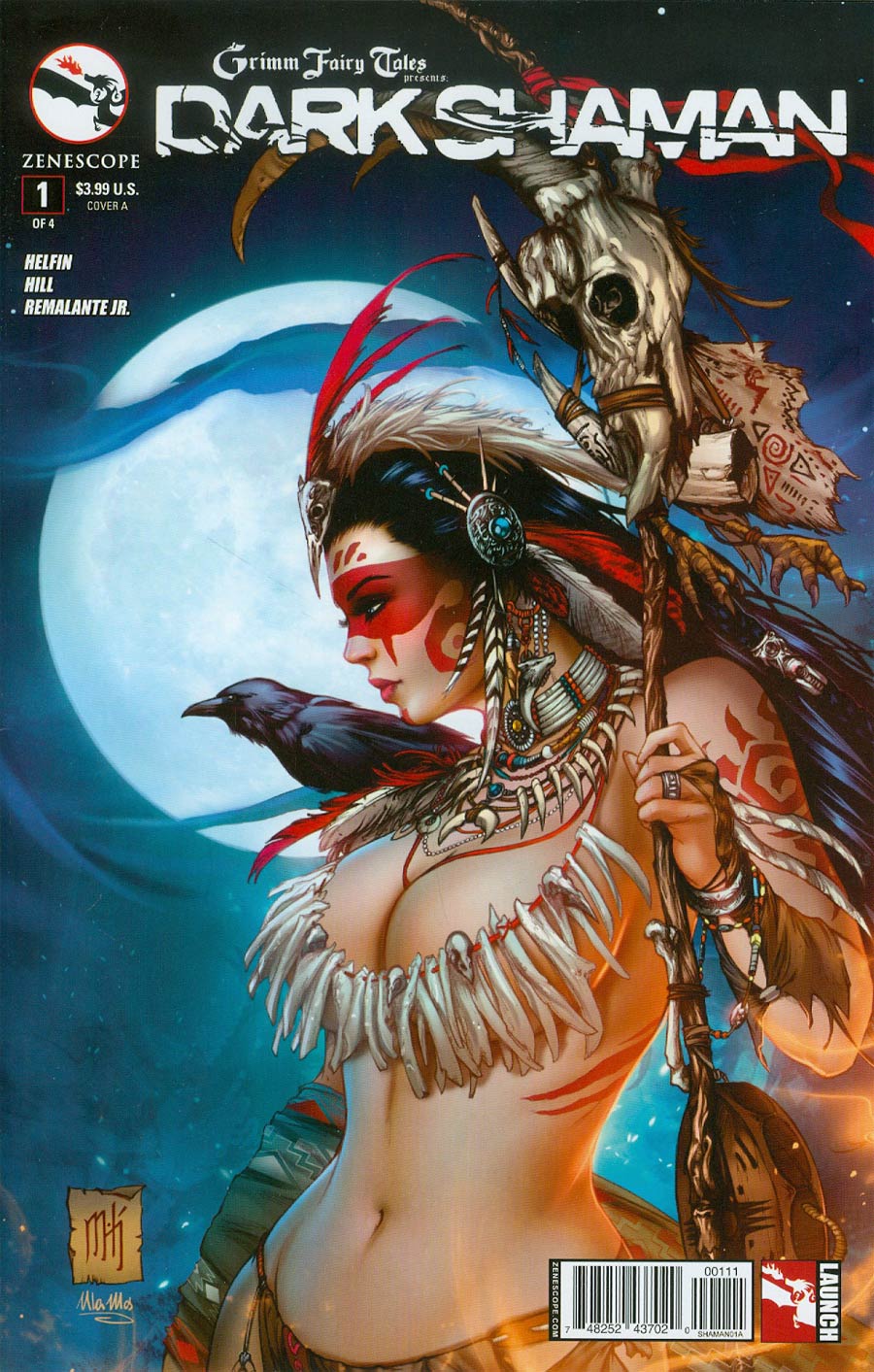 Grimm Fairy Tales Presents Dark Shaman #1 Cover A Regular Mike Krome Cover