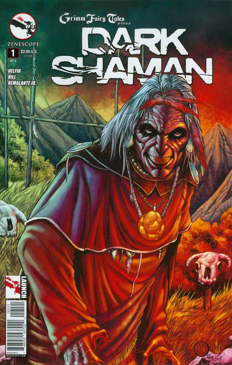 Grimm Fairy Tales Presents Dark Shaman #1 Cover B Variant Marat Mychaels Cover