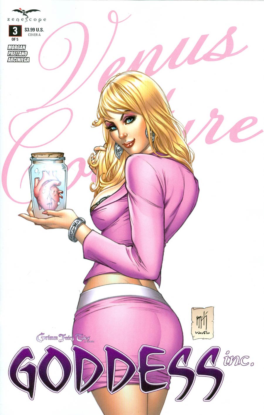 3 Cover C NM or better! Grimm Fairy Tales Presents Goddess Inc 