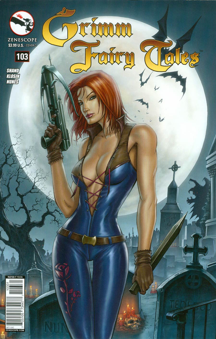 Grimm Fairy Tales #103 Cover C Jason Metcalf (Age Of Darkness Tie-In)