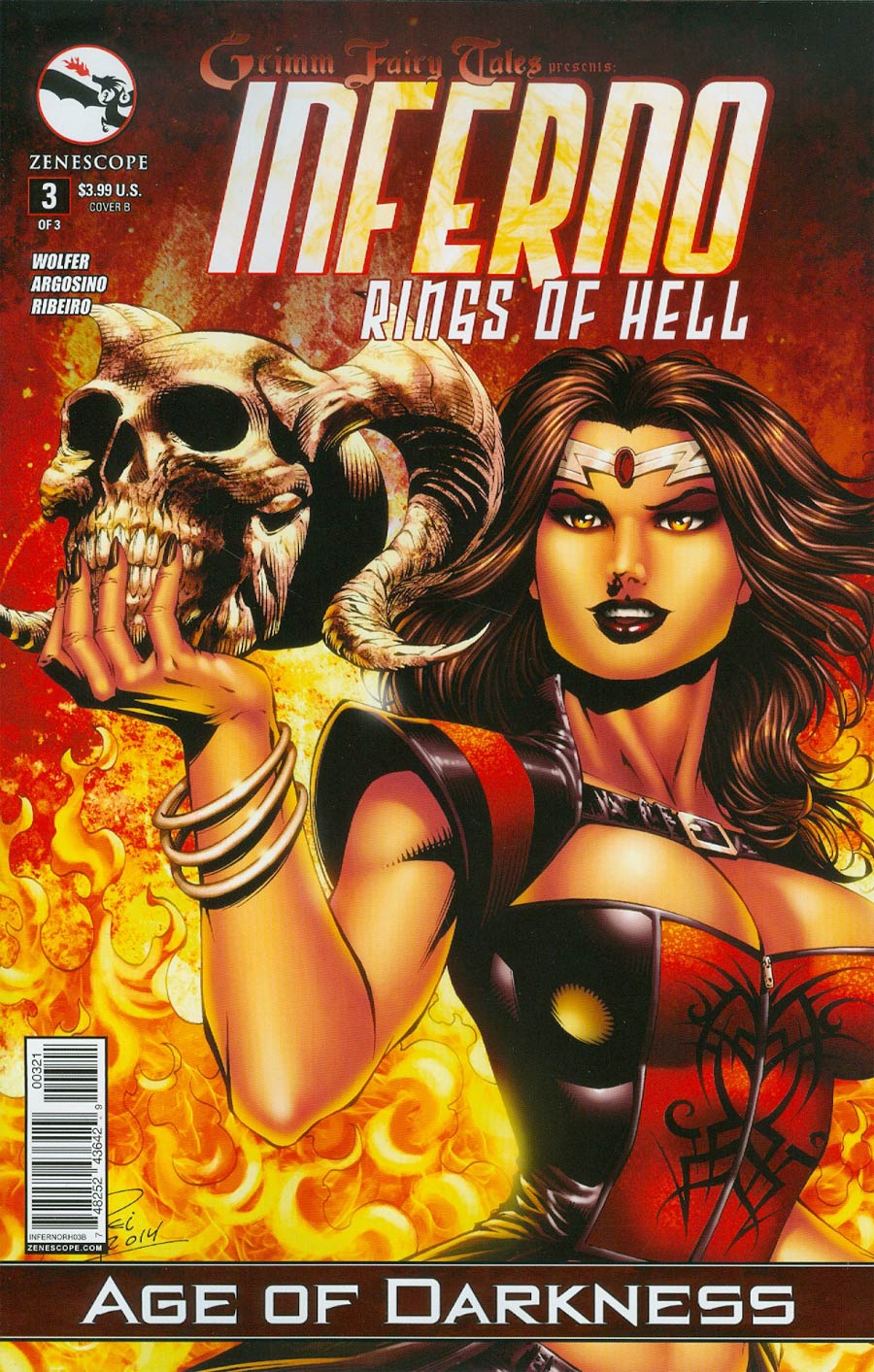 Grimm Fairy Tales Presents Inferno Rings Of Hell #3 Cover B Renato Rei (Age Of Darkness Tie-In)