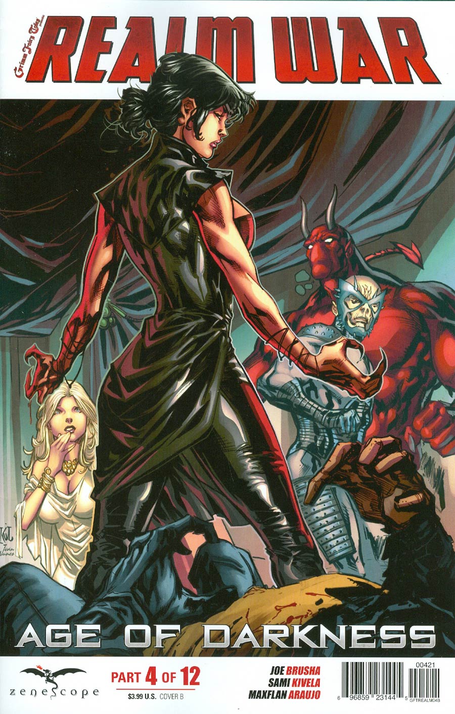 Grimm Fairy Tales Presents Realm War #4 Cover B Ken Lashley (Age Of Darkness Tie-In)