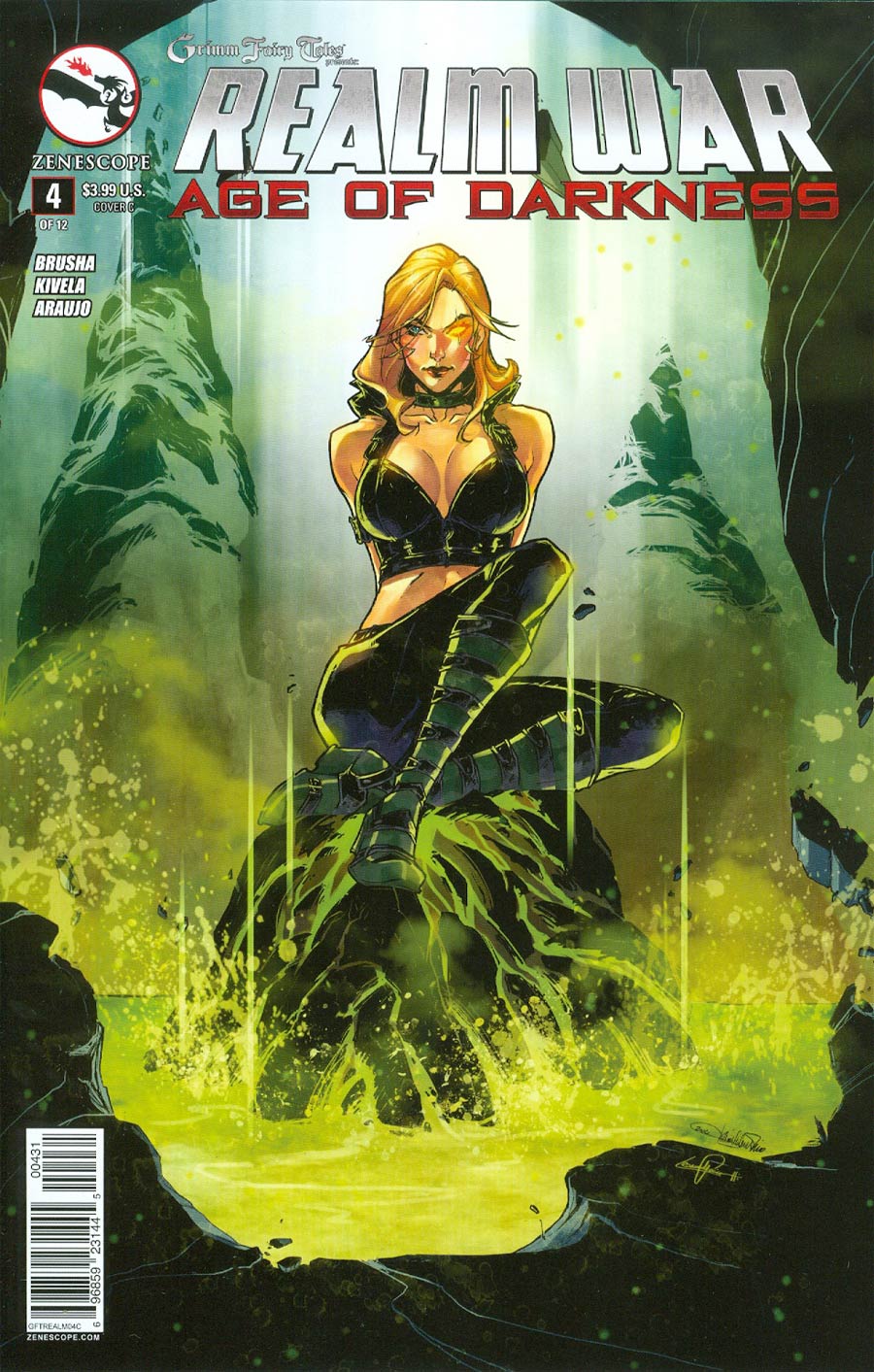 Grimm Fairy Tales Presents Realm War #4 Cover C Tina Valentino (Age Of Darkness Tie-In)