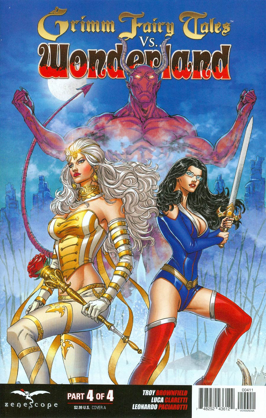 Grimm Fairy Tales vs Wonderland #4 Cover A Abhishek Malsuni