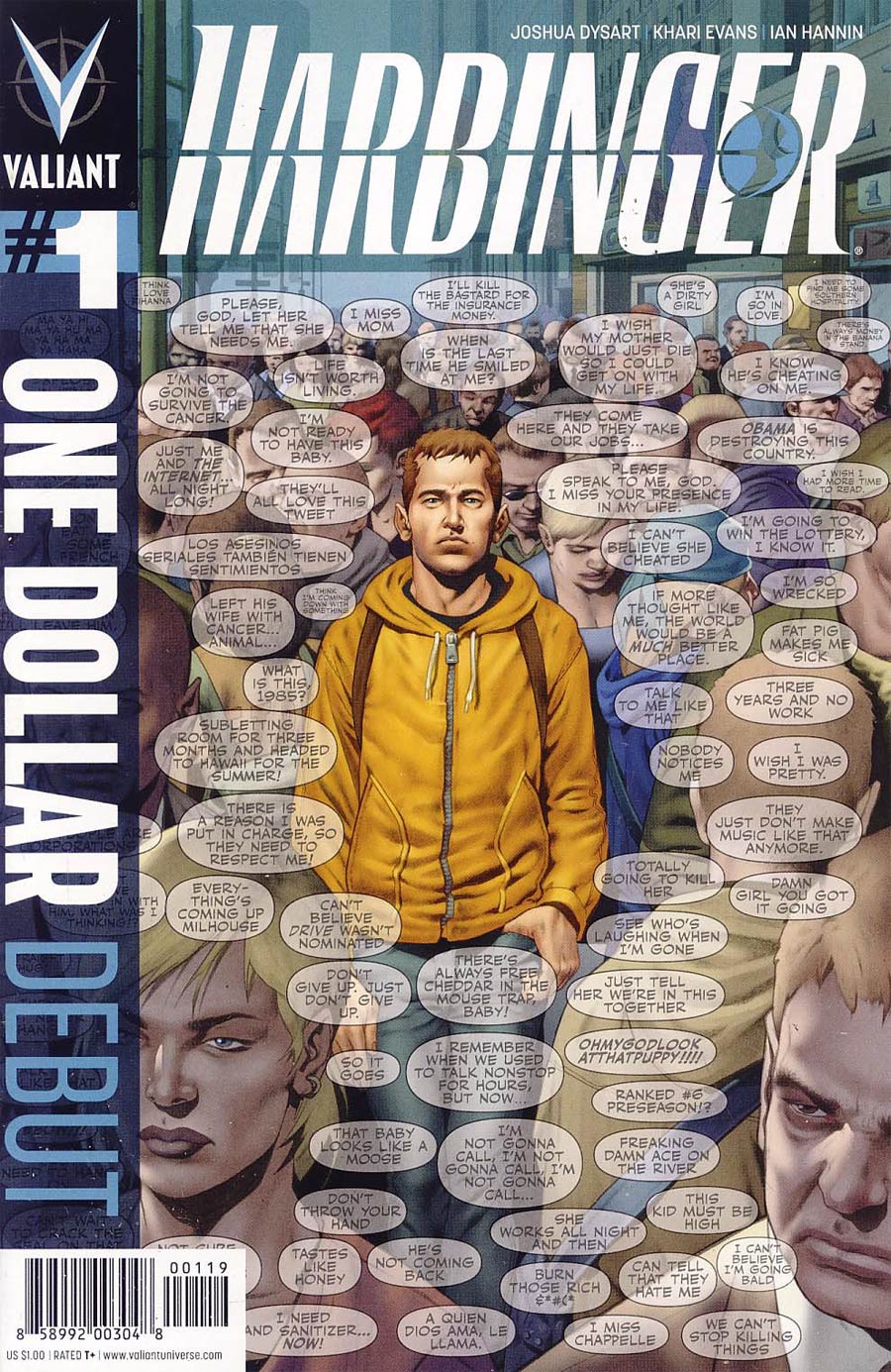 Harbinger Vol 2 #1 Cover G One Dollar Debut Edition New Printing