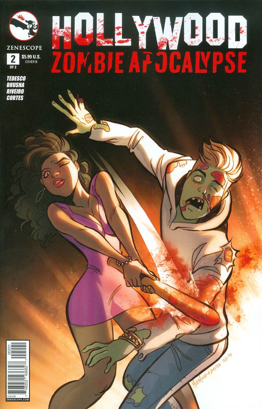 Hollywood Zombie Apocalypse #2 Cover B Variant Mirka Andolfo Cover