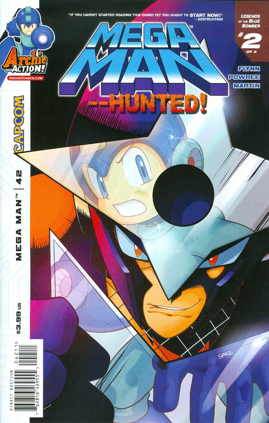 Mega Man Vol 2 #42 Cover A Regular Patrick Spaz Spaziante Cover