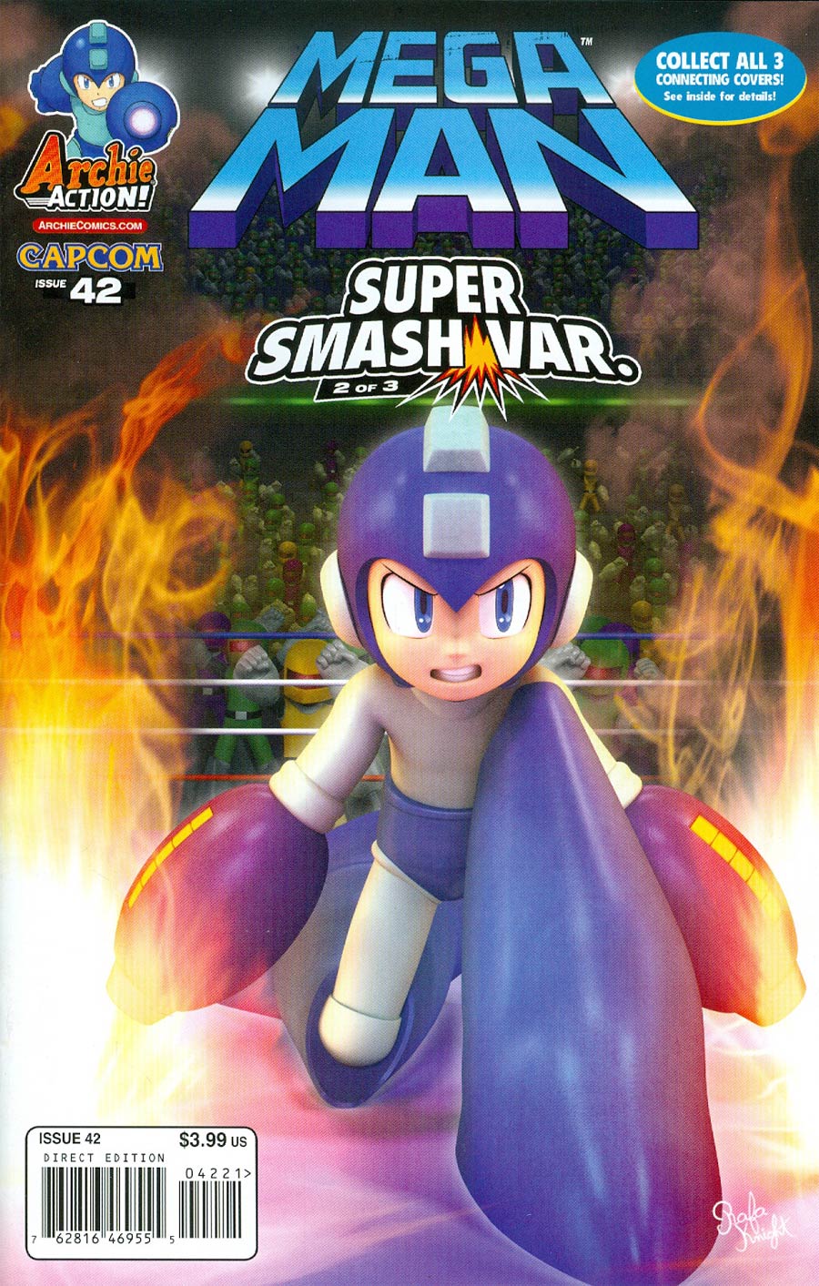 Mega Man Vol 2 #42 Cover B Variant Super Smash Cover