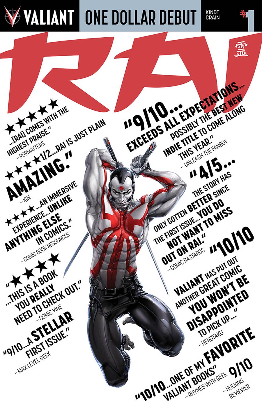 Rai Vol 2 #1 Cover M One Dollar Debut Edition