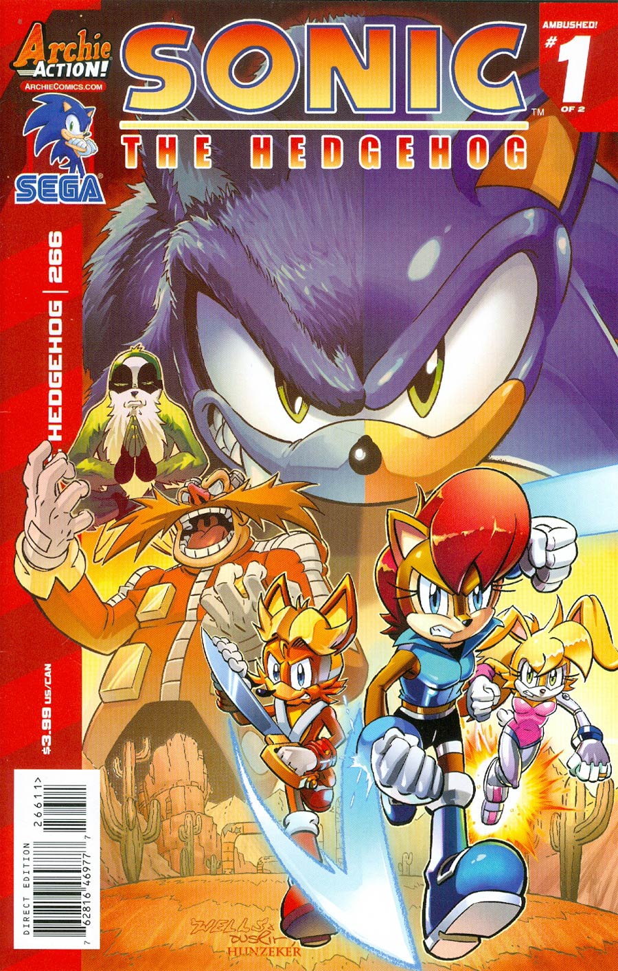 Sonic The Hedgehog Vol 2 #266 Cover A Regular Tracy Yardley Cover