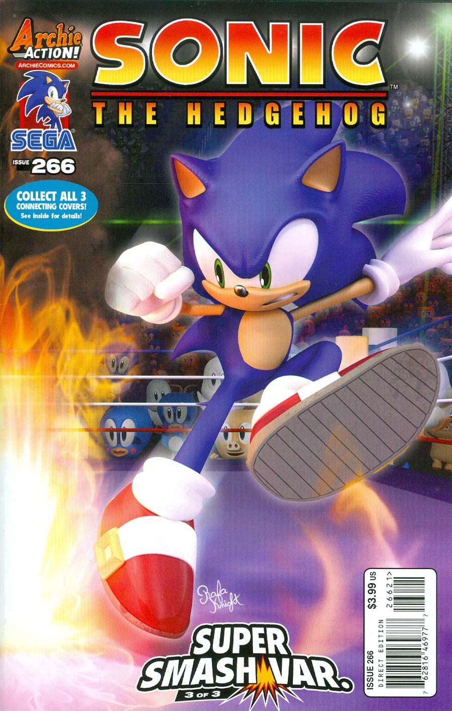 Sonic The Hedgehog Vol 2 #266 Cover B Variant Super Smash Cover