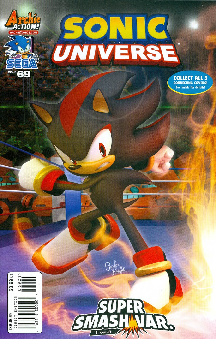 Sonic Universe #69 Cover B Variant Super Smash Cover