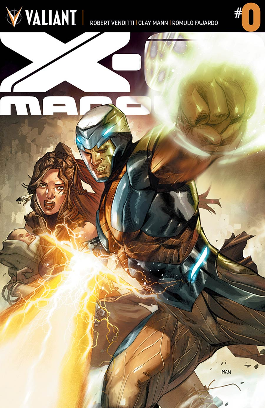 X-O Manowar Vol 3 #0 Cover B Variant Clay Mann Cover