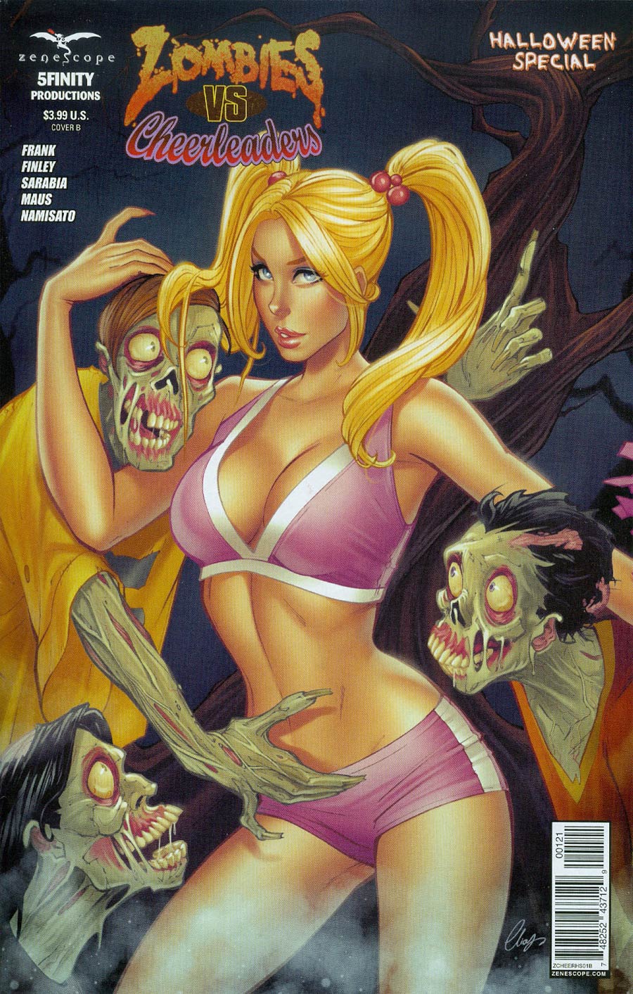 Zombies vs Cheerleaders Halloween Special #1 Cover B Elias Chatzoudis