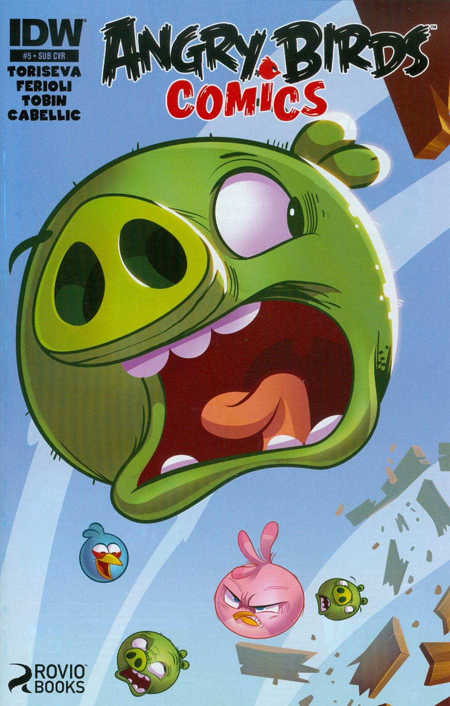 Angry Birds Comics #5 Cover B Variant Jarrod Gecek Subscription Cover