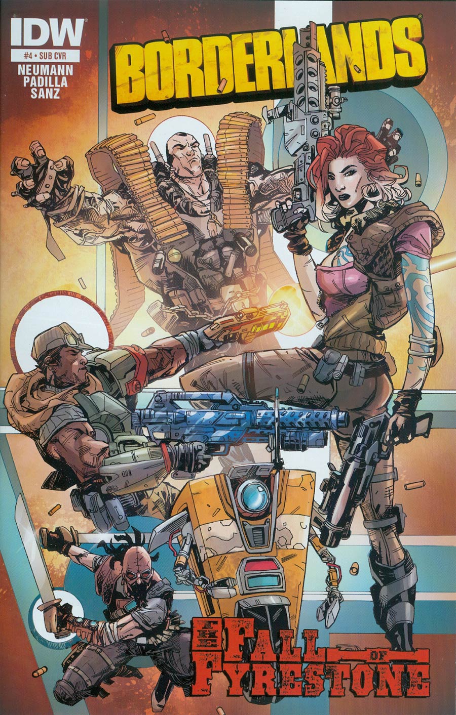 Borderlands Fall Of Fyrestone #4 Cover B Variant Jose Holder Subscription Cover