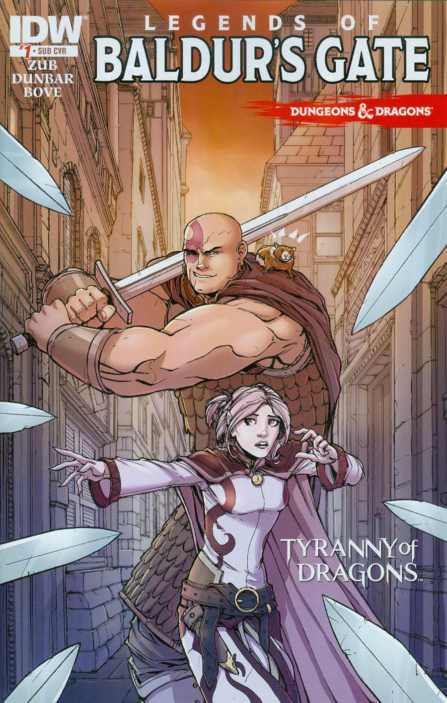 Dungeons & Dragons Legends Of Baldurs Gate #1 Cover B Variant Max Dunbar Subscription Cover (Tyranny Of Dragons Tie-In)