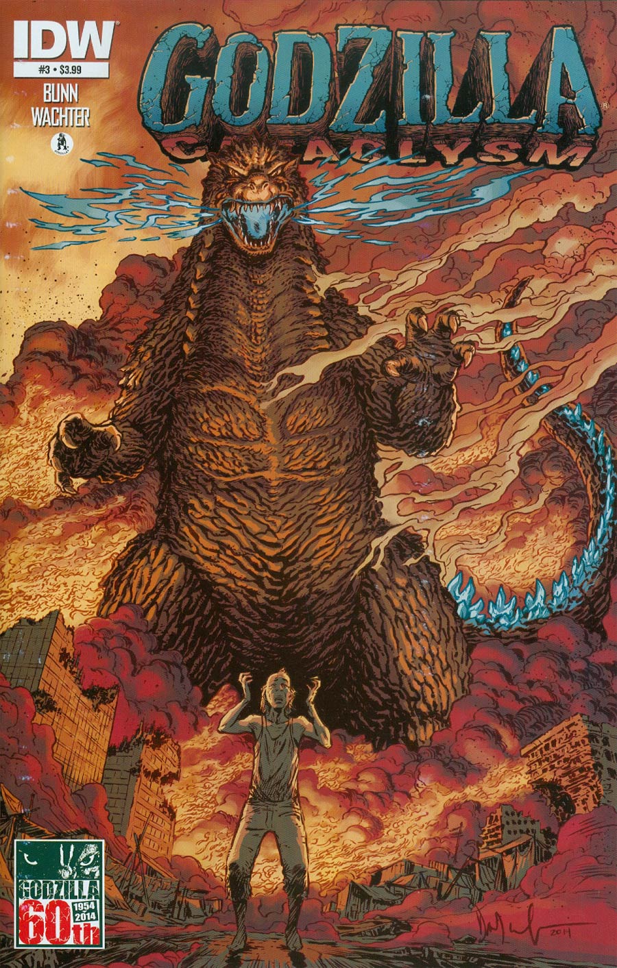 Godzilla Cataclysm #3 Cover A Regular Dave Wachter Cover