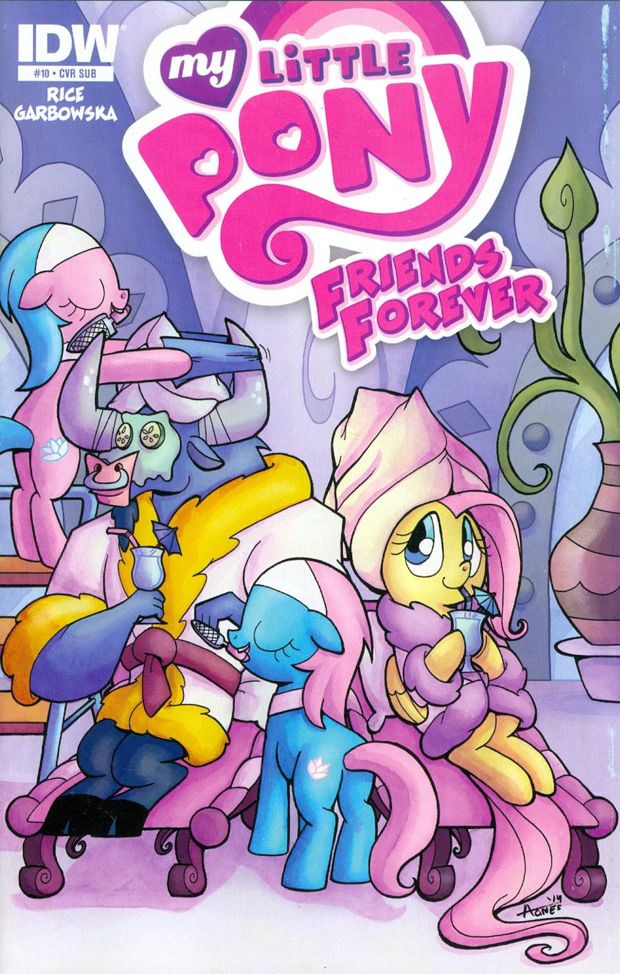 My Little Pony Friends Forever #10 Cover B Variant Agnes Garbowska Subscription Cover