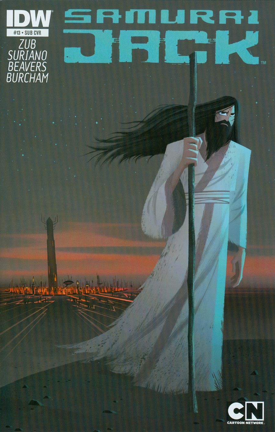 Samurai Jack #13 Cover B Variant Genndy Tartakovsky Subscription Cover