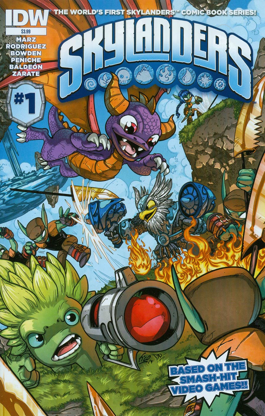 Skylanders #1 Cover A Regular Fico Ossio Cover