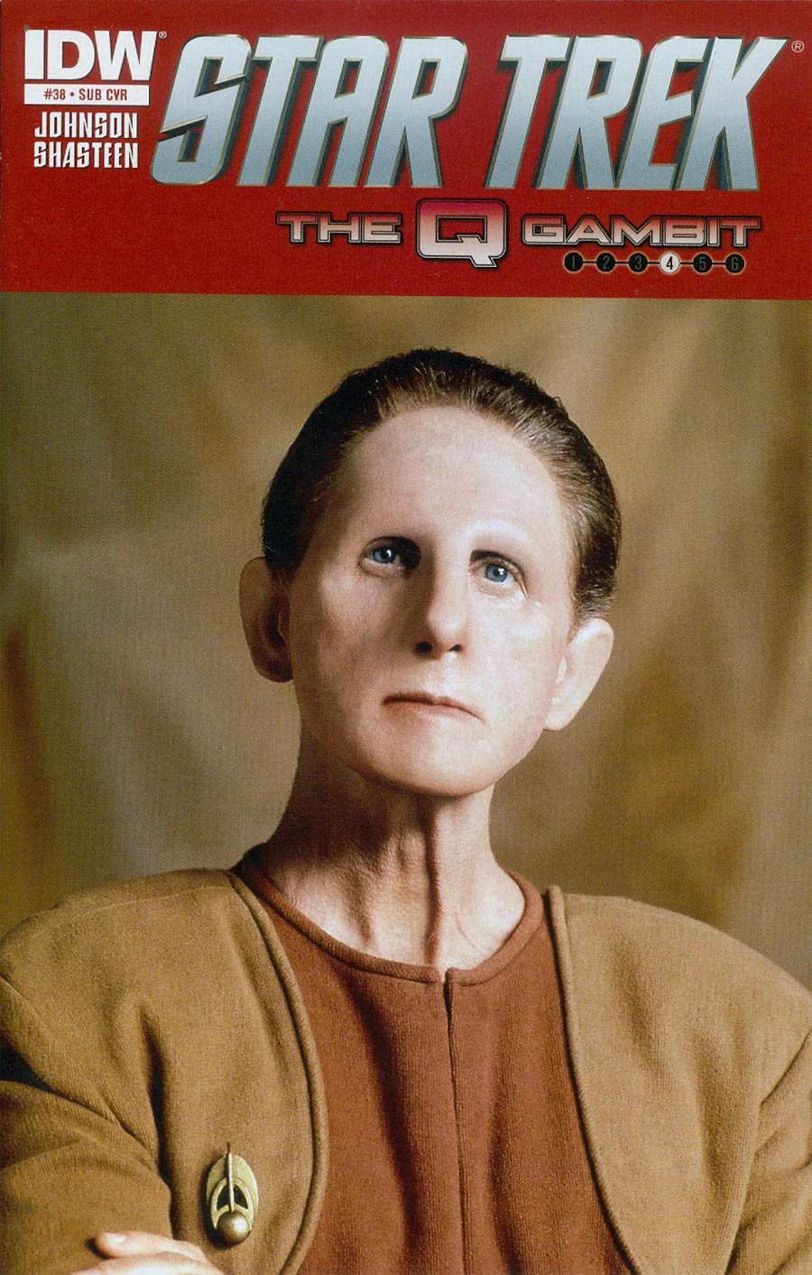 Star Trek (IDW) #38 Cover B Variant Odo Photo Subscription Cover