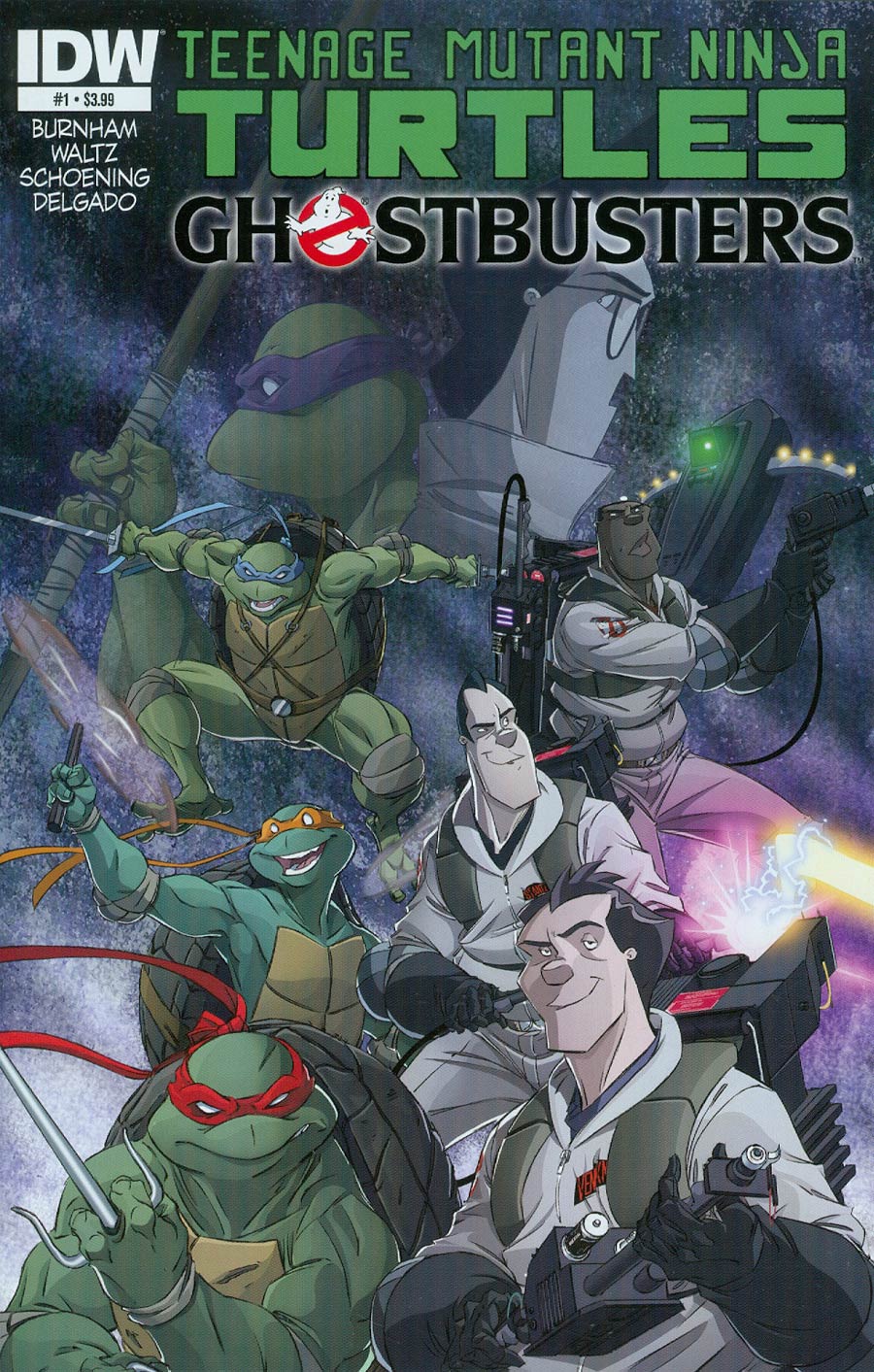 Teenage Mutant Ninja Turtles Ghostbusters #1 Cover A 1st Ptg Regular Dan Schoening Cover