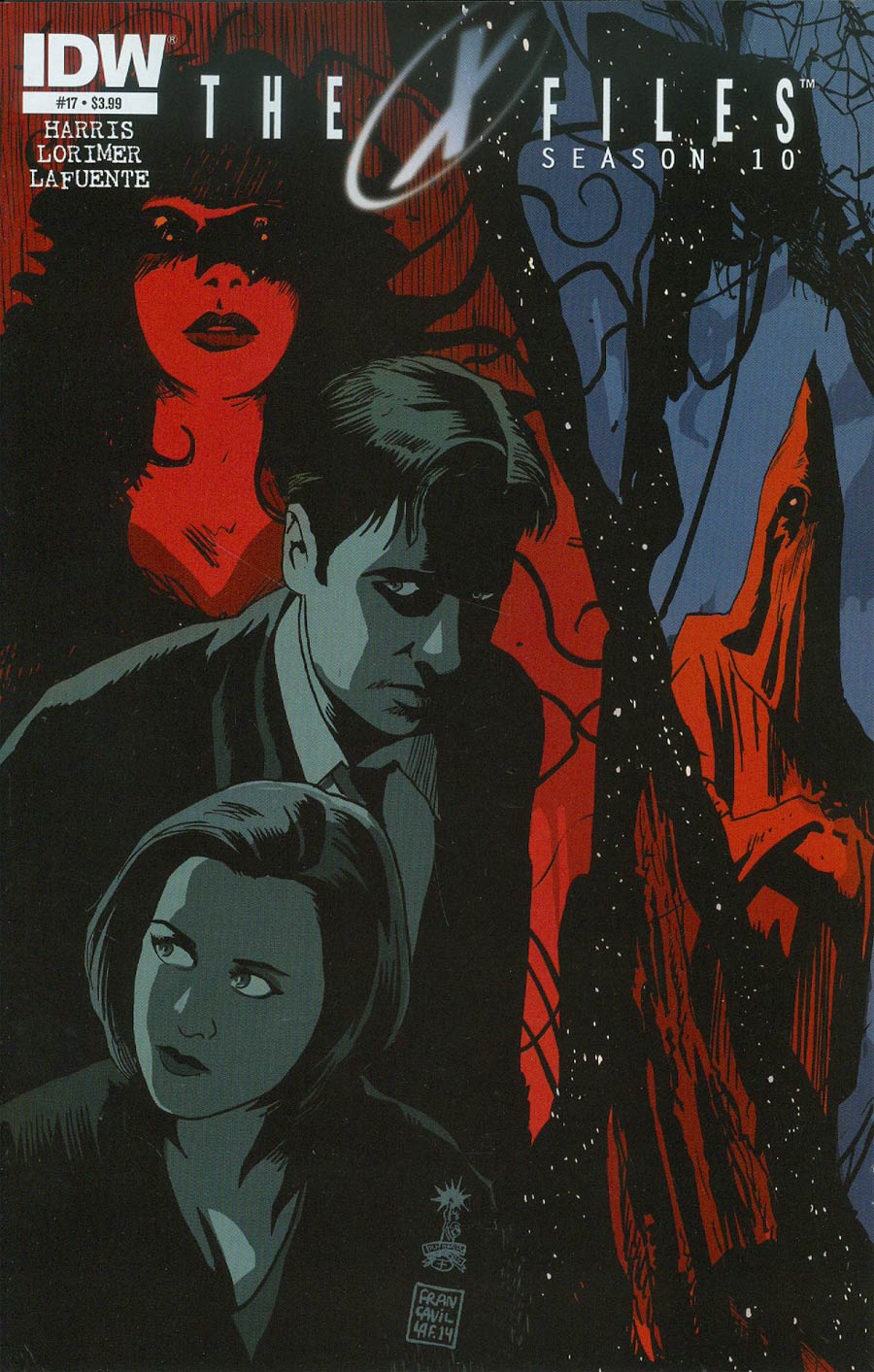 X-Files Season 10 #17 Cover A Regular Francesco Francavilla Cover