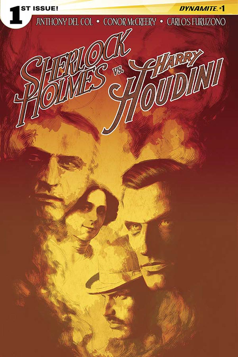 Sherlock Holmes vs Harry Houdini #1 Cover B Variant Aaron Campbell Cover