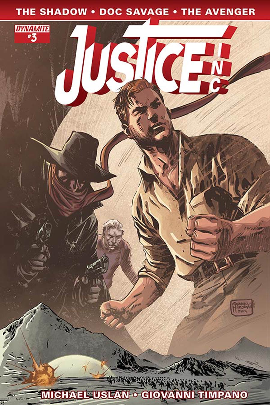 Justice Inc Vol 3 #3 Cover C Variant Gabriel Hardman Cover