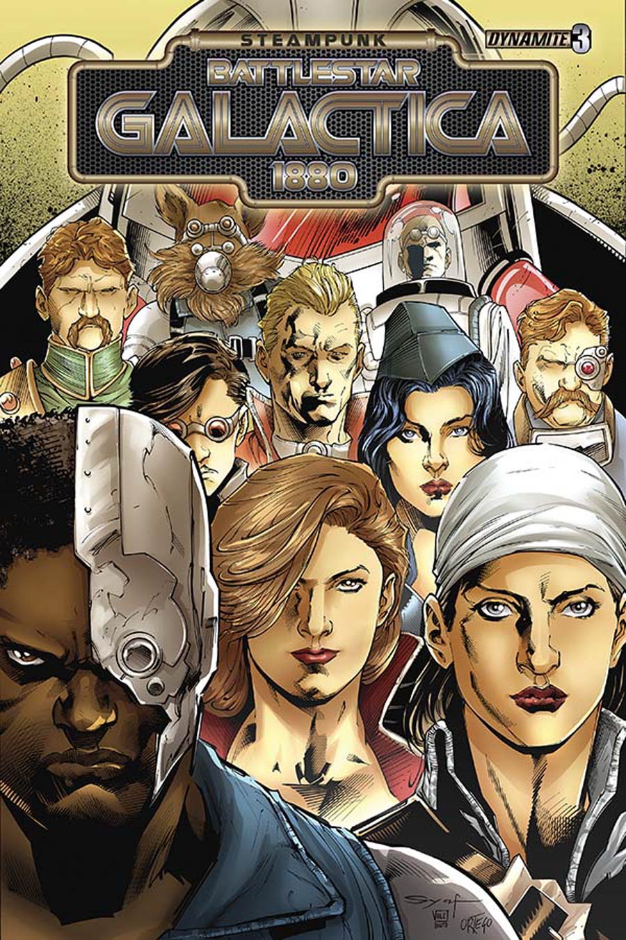 Steampunk Battlestar Galactica 1880 #3 Cover A Regular Ardian Syaf Cover