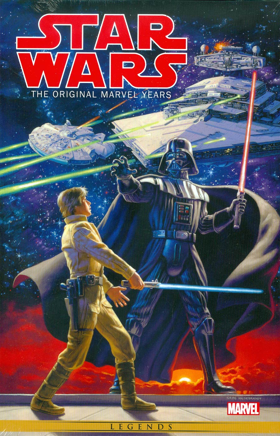 Star Wars Original Marvel Years Omnibus Vol 1 HC Direct Market Greg Hildebrandt Variant Cover