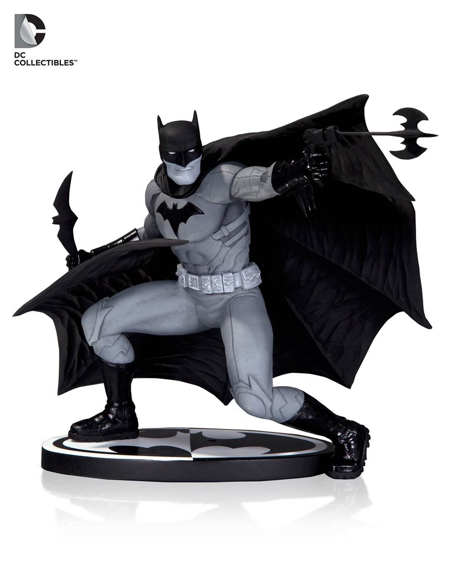 Batman Black & White Series Original Mini Statue By Francis Manapul