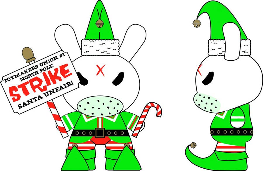 Holiday Elf 3-Inch Dunny