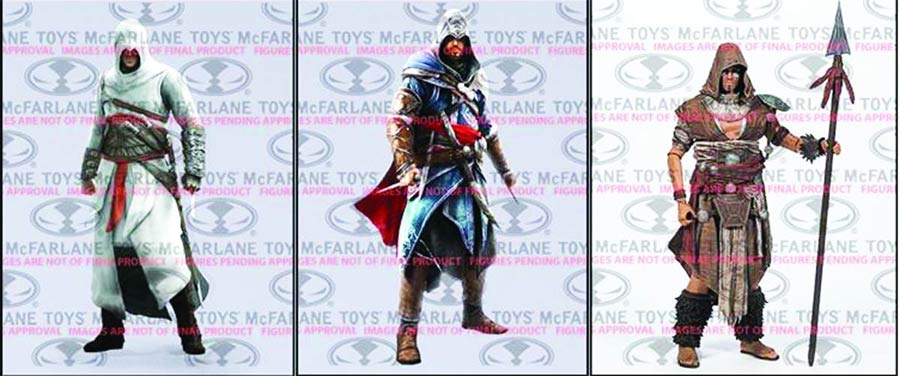 Assassins Creed Series 3 Arno Dorian Action Figure Case