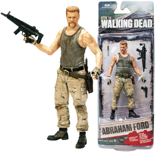 Walking Dead TV Series 6 Abraham Ford Action Figure Case
