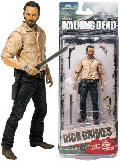 Walking Dead TV Series 6 Rick Grimes Action Figure Case
