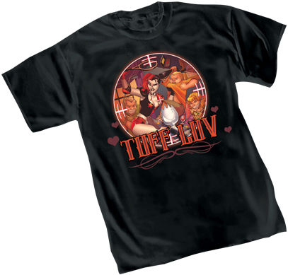 Harley Quinn Tuff Luv By Amanda Conner T-Shirt Large