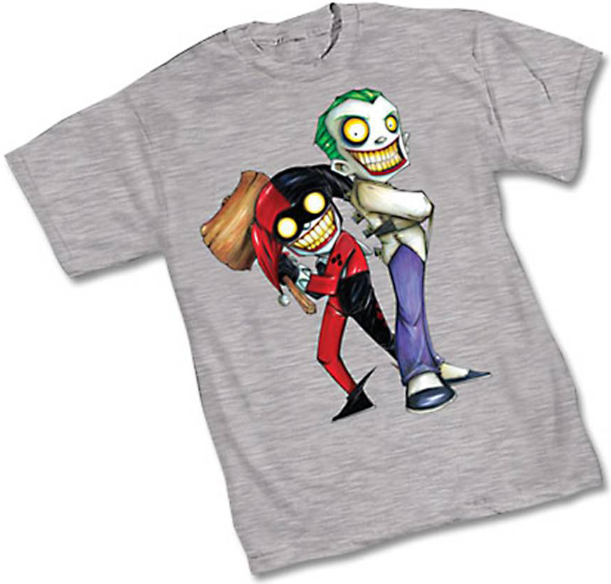Joker Harley Quinn III Womens T-Shirt Large