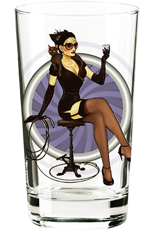 Toon Tumblers DC Bombshells Pint Glass - Catwoman