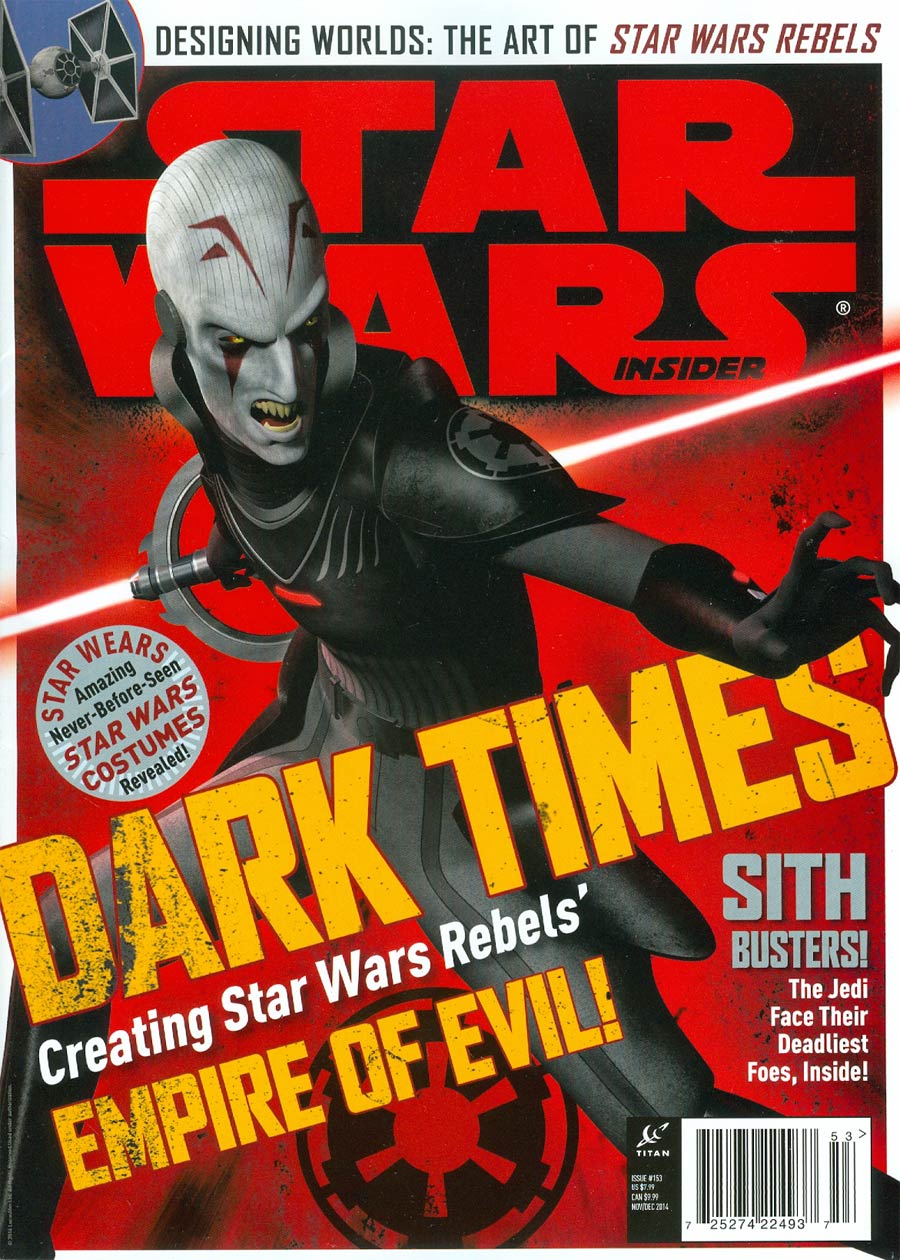Star Wars Insider #153 Nov 2014 Newsstand Edition