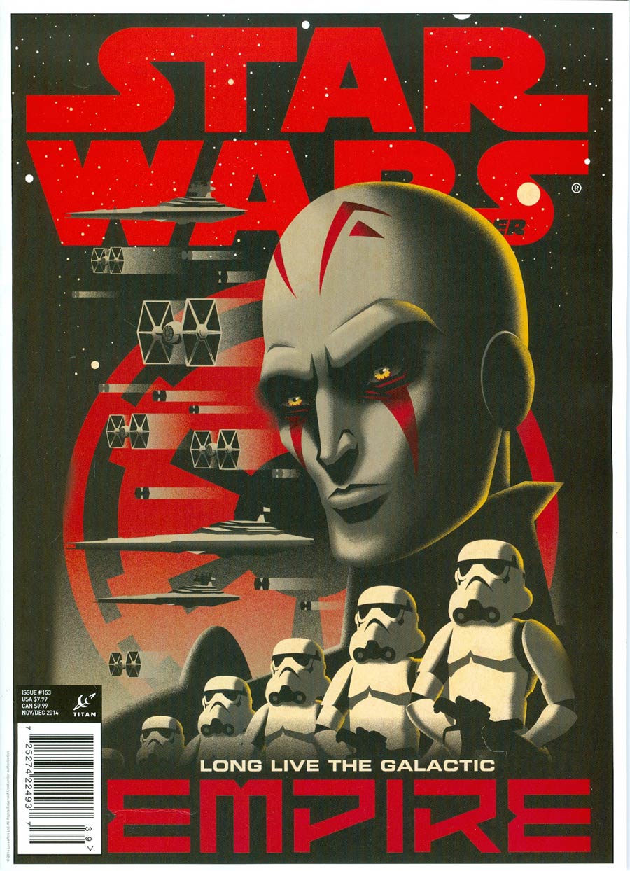 Star Wars Insider #153 Nov 2014 Previews Exclusive Edition