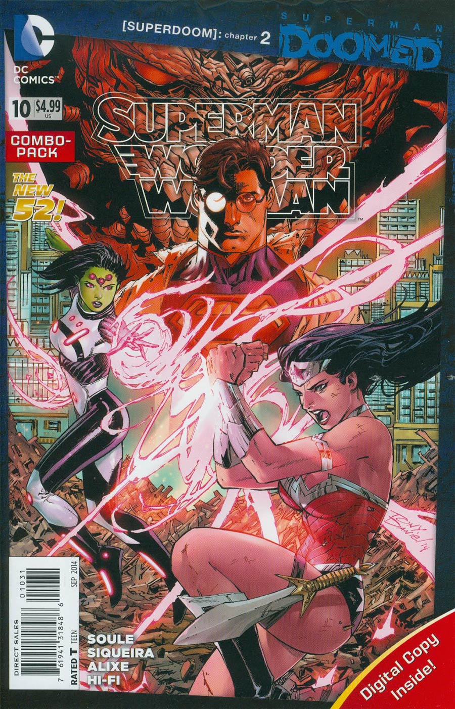 Superman Wonder Woman #10 Cover D Combo Pack Without Polybag (Superman Doomed Tie-In)