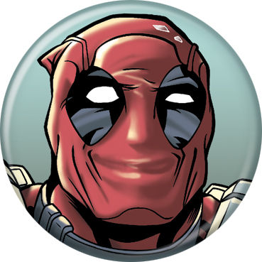 Marvel Comics 1.25-Inch Button - Deadpool Smiling (83029)